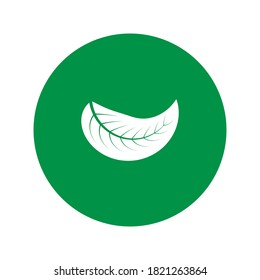 leaf logo stock illustration design
