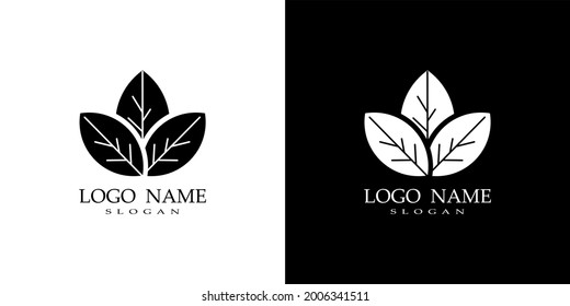 leaf logo, suitable for company logos related to nature