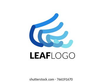 Leaf logo, suitable for hotel branding, inn, spa, or natural business. Vector and jpeg file ready.
