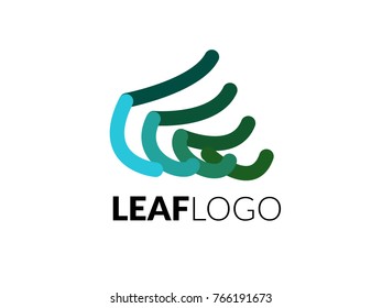 Leaf logo, suitable for hotel branding, inn, spa, or natural business. Vector and jpeg file ready.