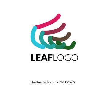 Leaf logo, suitable for hotel branding, inn, spa, or natural business. Vector and jpeg file ready.