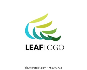 Leaf logo, suitable for hotel branding, inn, spa, or natural business. Vector and jpeg file ready.