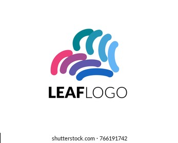 Leaf logo, suitable for hotel branding, inn, spa, or natural business. Vector and jpeg file ready.