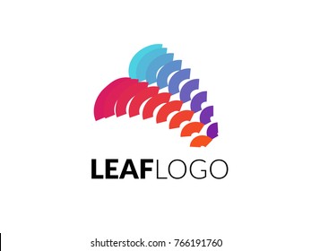 Leaf logo, suitable for hotel branding, inn, spa, or natural business. Vector and jpeg file ready.