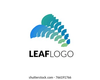 Leaf logo, suitable for hotel branding, inn, spa, or natural business. Vector and jpeg file ready.