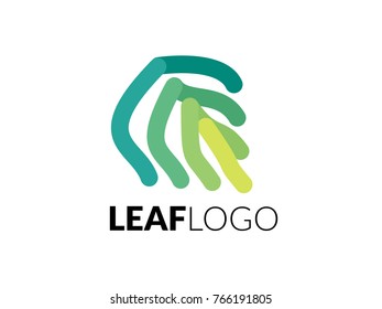 Leaf logo, suitable for hotel branding, inn, spa, or natural business. Vector and jpeg file ready.