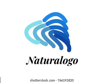 Leaf logo, suitable for hotel branding, inn, spa, or natural business. Vector and jpeg file ready.