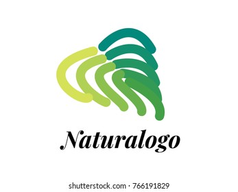 Leaf logo, suitable for hotel branding, inn, spa, or natural business. Vector and jpeg file ready.