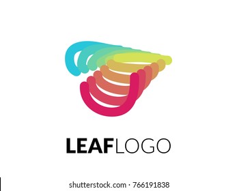Leaf logo, suitable for hotel branding, inn, spa, or natural business. Vector and jpeg file ready.