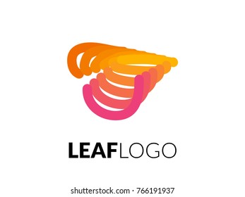 Leaf logo, suitable for hotel branding, inn, spa, or natural business. Vector and jpeg file ready.