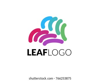 Leaf logo, suitable for hotel branding, inn, spa, or natural business. Vector and jpeg file ready.