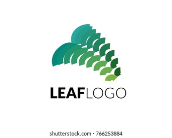 Leaf logo, suitable for hotel branding, inn, spa, or natural business. Vector and jpeg file ready.