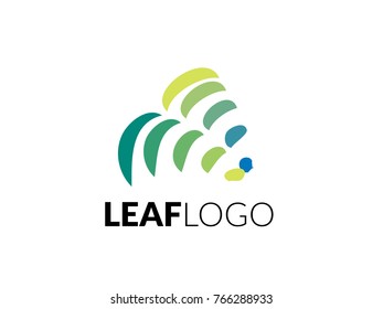 Leaf logo, suitable for hotel branding, inn, spa, or natural business. Vector and jpeg file ready.