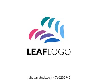 Leaf logo, suitable for hotel branding, inn, spa, or natural business. Vector and jpeg file ready.