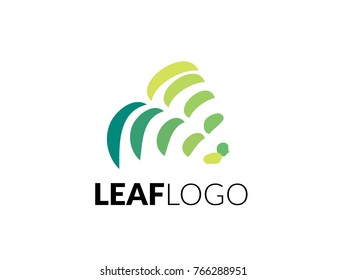 Leaf logo, suitable for hotel branding, inn, spa, or natural business. Vector and jpeg file ready.