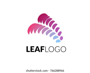 Leaf logo, suitable for hotel branding, inn, spa, or natural business. Vector and jpeg file ready.