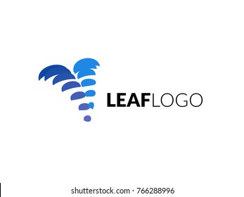 Leaf logo, suitable for hotel branding, inn, spa, or natural business. Vector and jpeg file ready.