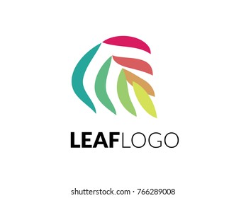Leaf logo, suitable for hotel branding, inn, spa, or natural business. Vector and jpeg file ready.