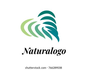Leaf logo, suitable for hotel branding, inn, spa, or natural business. Vector and jpeg file ready.