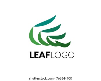Leaf logo, suitable for hotel branding, inn, spa, or natural business. Vector and jpeg file ready.