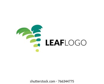 Leaf logo, suitable for hotel branding, inn, spa, or natural business. Vector and jpeg file ready.