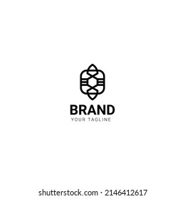 Das Blattlogo eignet sich für die Vertretung eines Unternehmens oder Unternehmens in den Bereichen Technologie, Schmuck, Agenturen, Berater, Gebäude, Bauwesen, Hotels, Mode, Reisen, Kosmetik