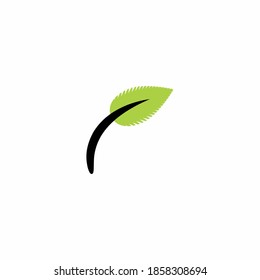 leaf logo symbol design vector