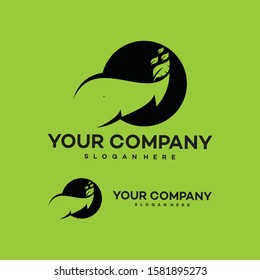 Leaf logo symbol icon illustration - vector.