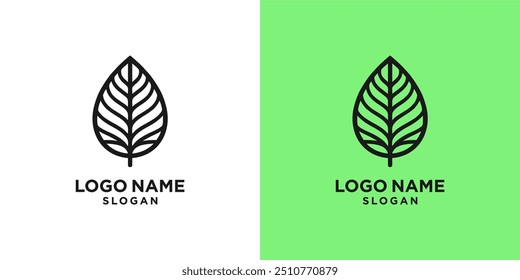 leaf logo , symbol, icon,abstrak design illustration