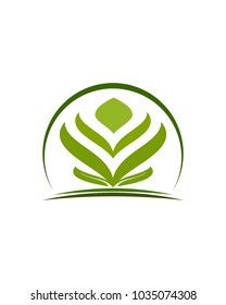 leaf logo template