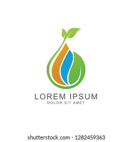 leaf logo template