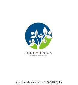 leaf logo template