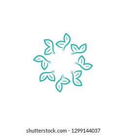 leaf logo template