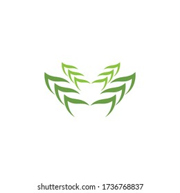 Leaf Logo Template nature vector symbol.