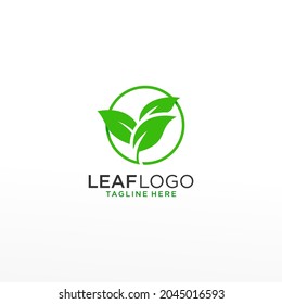 Leaf Logo Template. Professional logo template for your company.  Logo in a vector format, fully editable with no loss of quality.