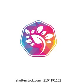 Leaf Logo Template. Tree leaf logo template design vector , icon illustration