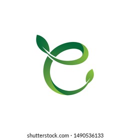 Leaf logo template vector icon