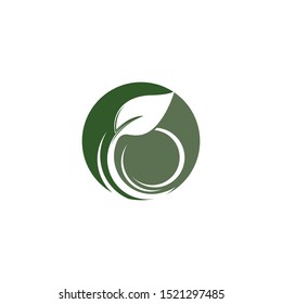 Leaf logo template vector icon