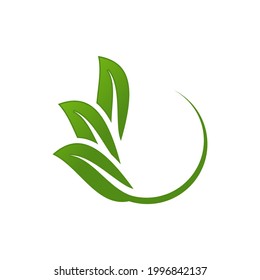 leaf logo template vector icon