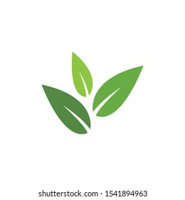 Leaf Logo Template Vector Symbol Nature Stock Vector (Royalty Free ...