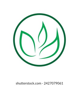 Leaf logo is unique, attractive and simple