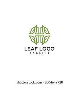 leaf logo vecor design tamplate.