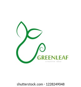 leaf logo vector