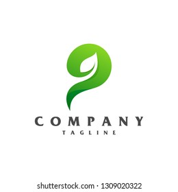 leaf logo vector