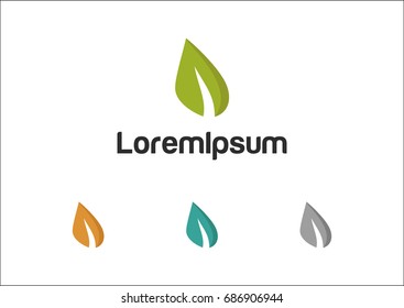 Leaf Logo Vector