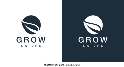 Leaf logo vector art. Premium Vector