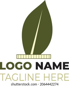 Leaf logo vector design. Illustrator EPS 10