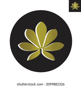 leaf logo vector design, suitable for brand logo icon shop illustration