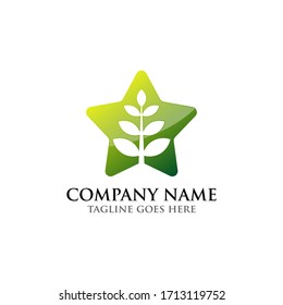 Leaf Logo Vector Design Template