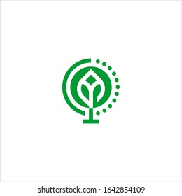 Cargo libre de vectores con logotipo de hoja